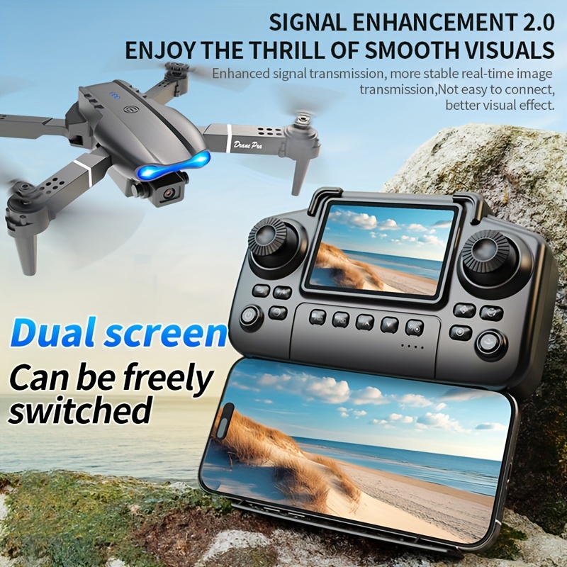 Drone pliable E99 PRO MAX avec - Drone Kit Octocopter avis et prix